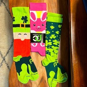 XS Pro Compression Socks Lot of 3 pairs